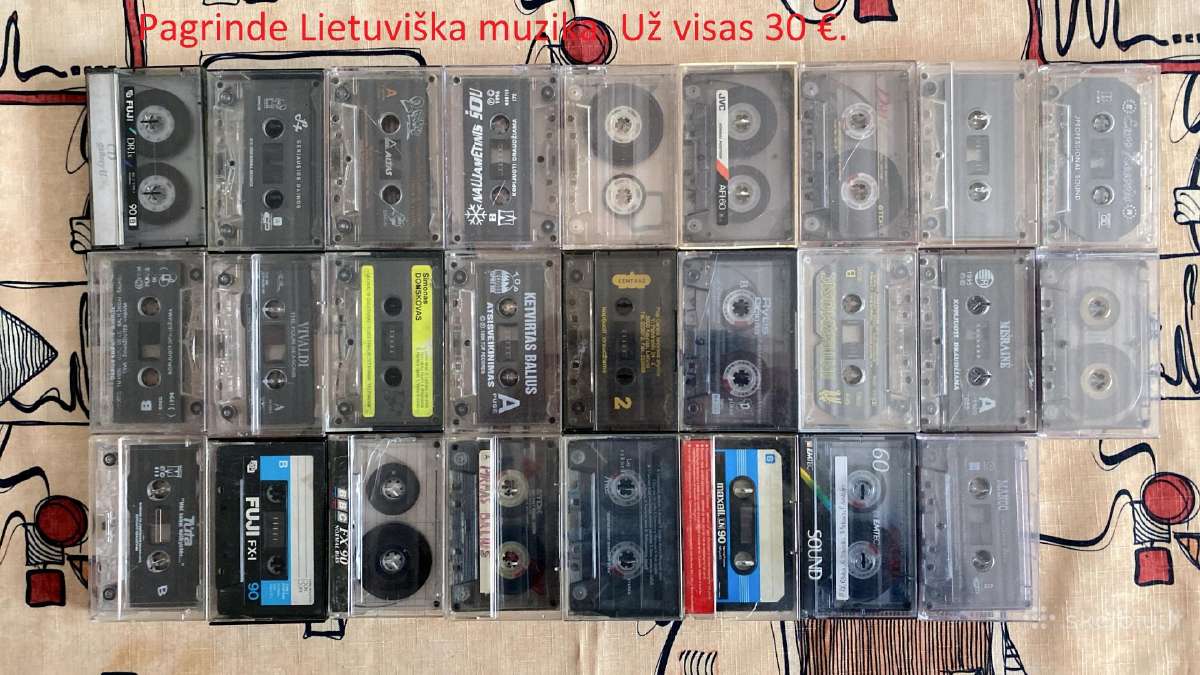 Audio kasetes - nuotraukos Nr. 4