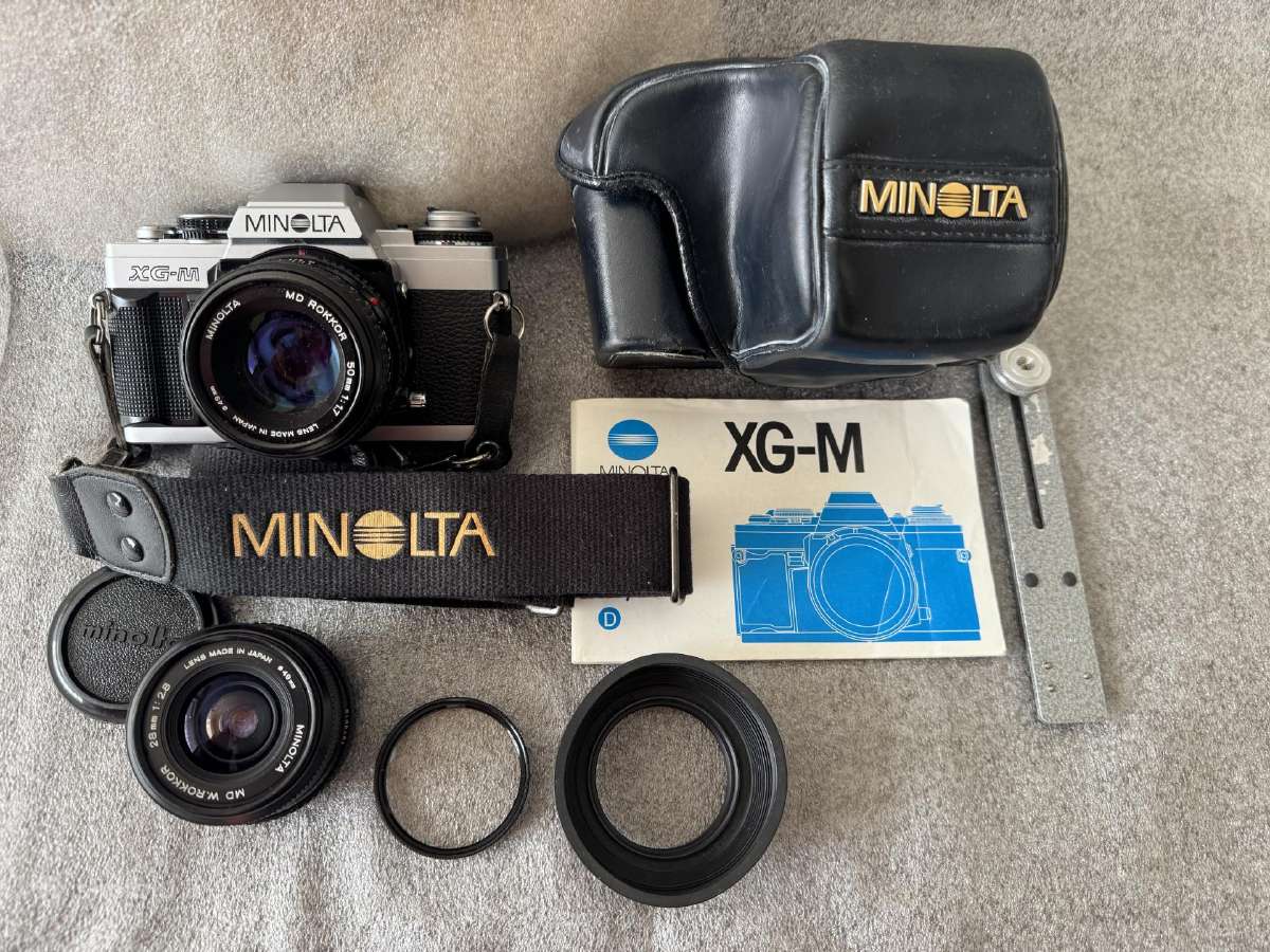 Minolta patrauklus puikios būklės komplektas