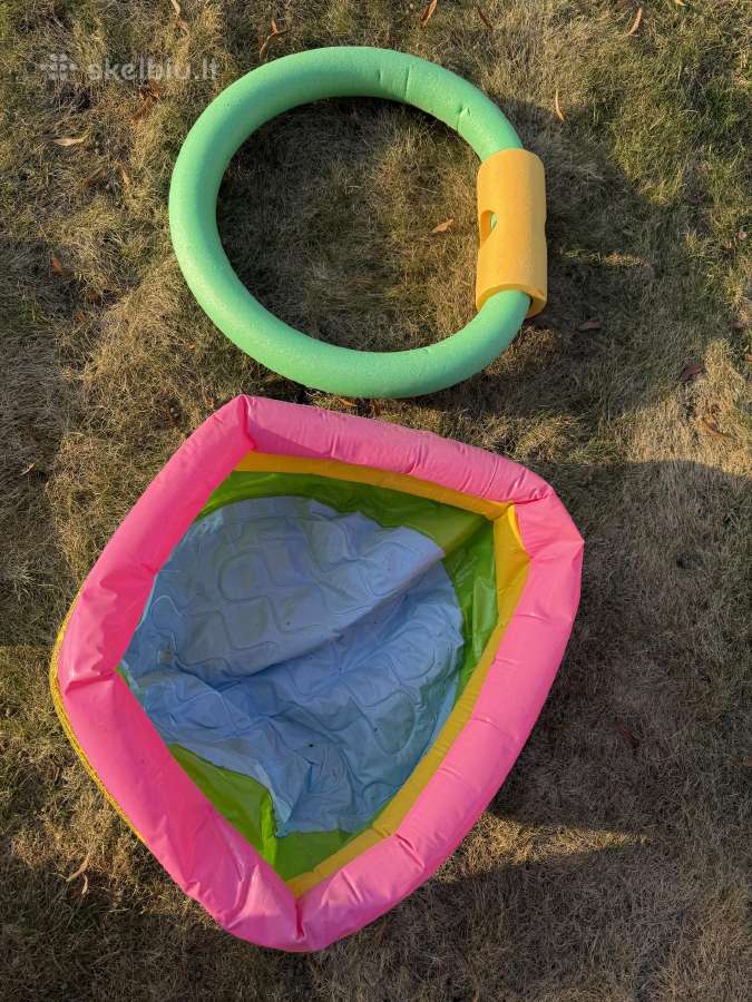 Dovanojamas baseinukas ir plaukimo ratas