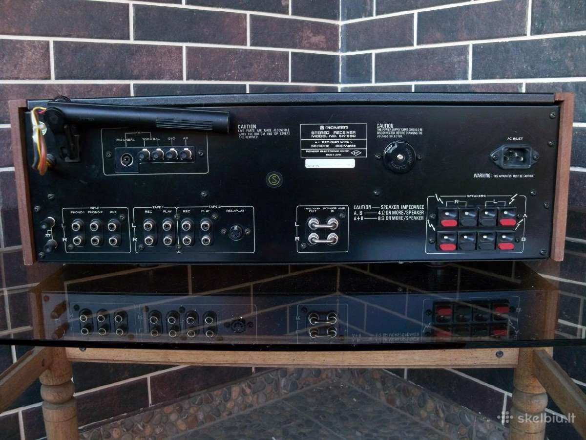 Pioneersa. Sx 980, 780, 550. Sa 9500. - nuotraukos Nr. 5