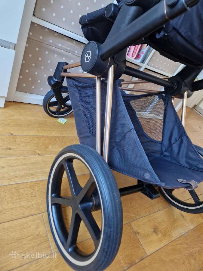 Vežimas 4in1cybex priam rose gold važiuoklė - nuotraukos Nr. 14