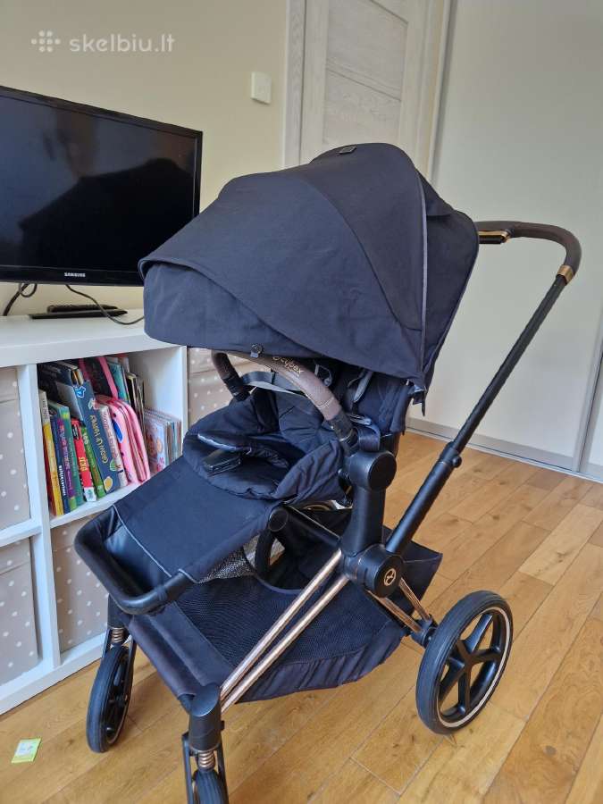 Vežimas 4in1cybex priam rose gold važiuoklė - nuotraukos Nr. 15