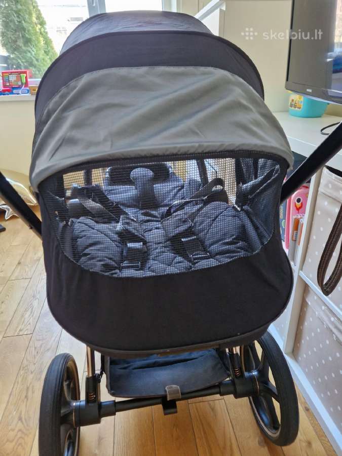 Vežimas 4in1cybex priam rose gold važiuoklė - nuotraukos Nr. 17