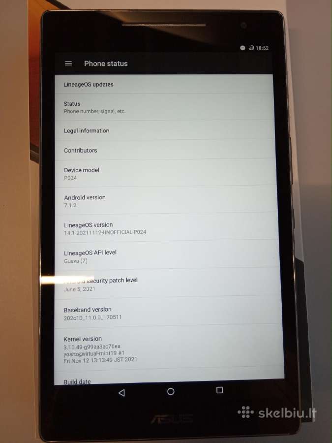 Asus Zenpad 8.0 (z380kl/4G) - nuotraukos Nr. 2
