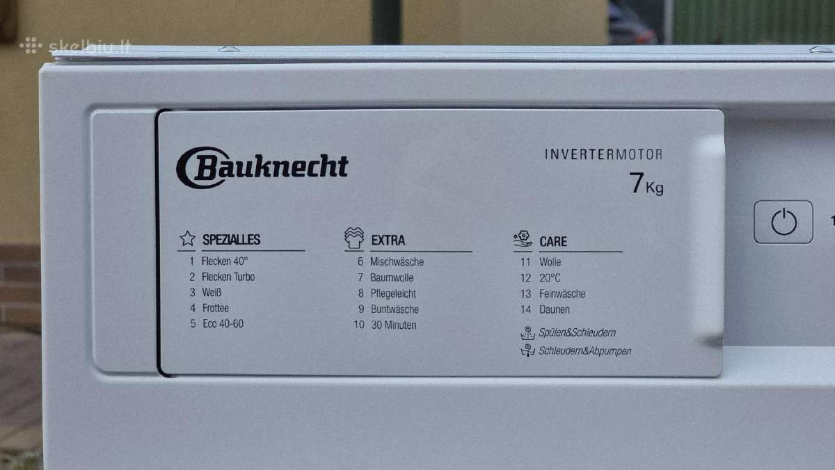 Įmont.bauknecht Bi Wmbg 714 83e/de +garantija - nuotraukos Nr. 8