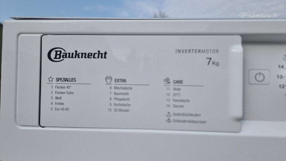 Įmont.bauknecht Bi Wmbg 714 83e/de +garantija - nuotraukos Nr. 17