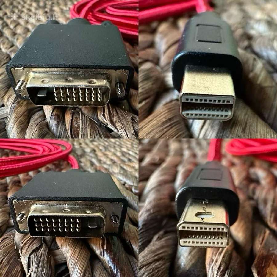 Mini Displayport į Dvi kabelis - nuotraukos Nr. 3