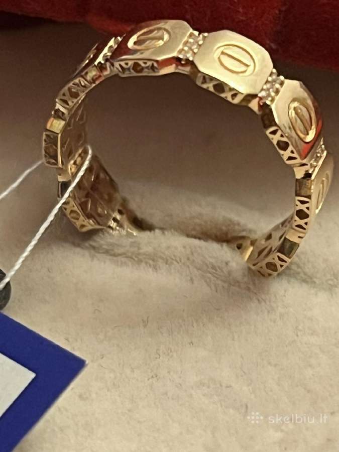 Prabangus išskirtinis auksinis Cartier Gepard žied - nuotraukos Nr. 9