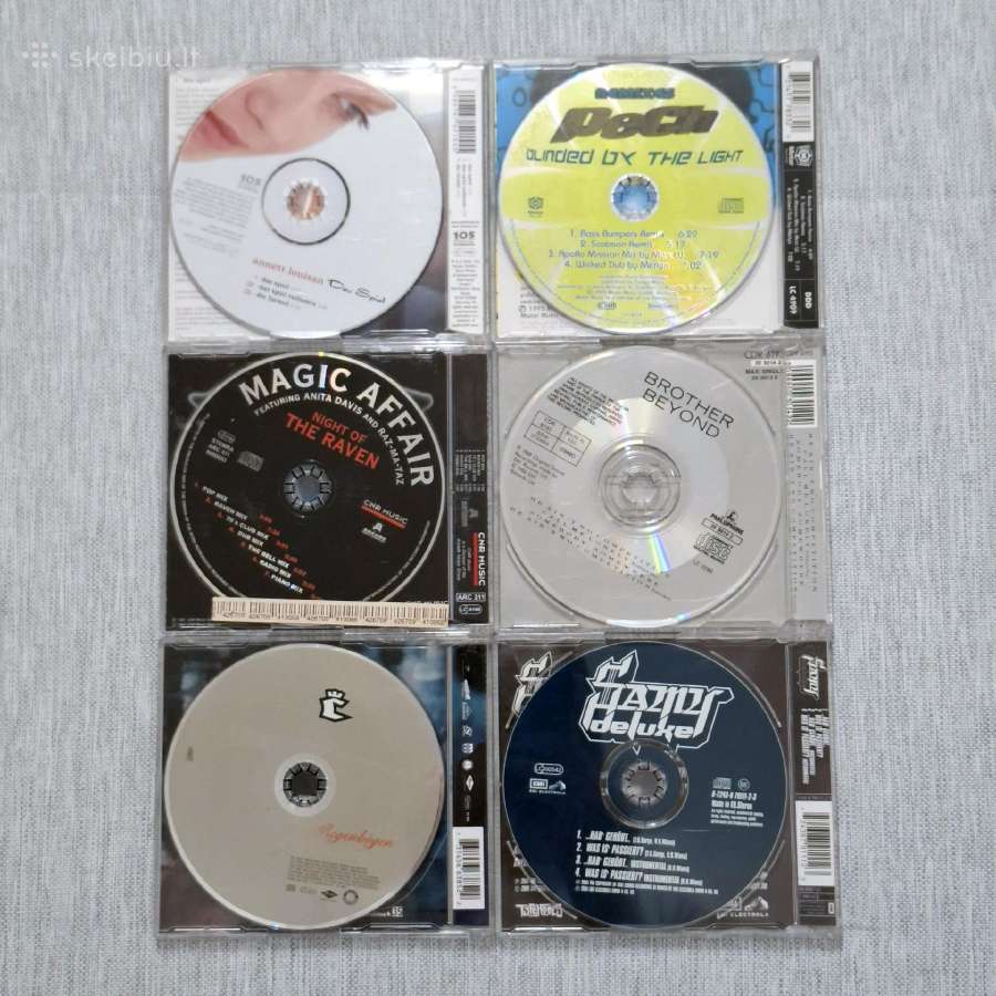 6 x CD singlai (rinkinys 2) - nuotraukos Nr. 3