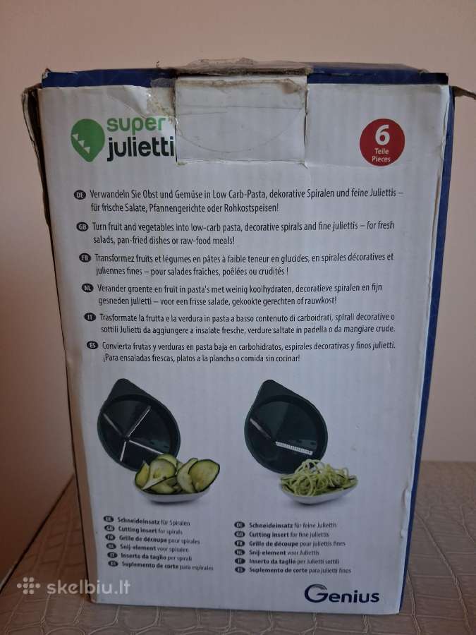 Genius Super Julietti daržovių pjaustyklė - nuotraukos Nr. 5
