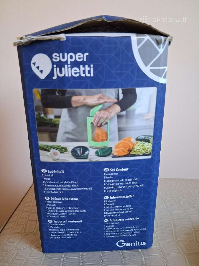 Genius Super Julietti daržovių pjaustyklė - nuotraukos Nr. 6