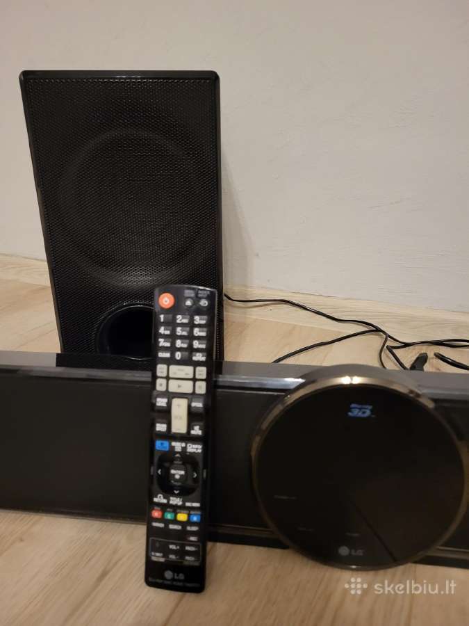 LG namų kinas (soundbar+žemų dažnių kolonėlė+pult) - nuotraukos Nr. 2