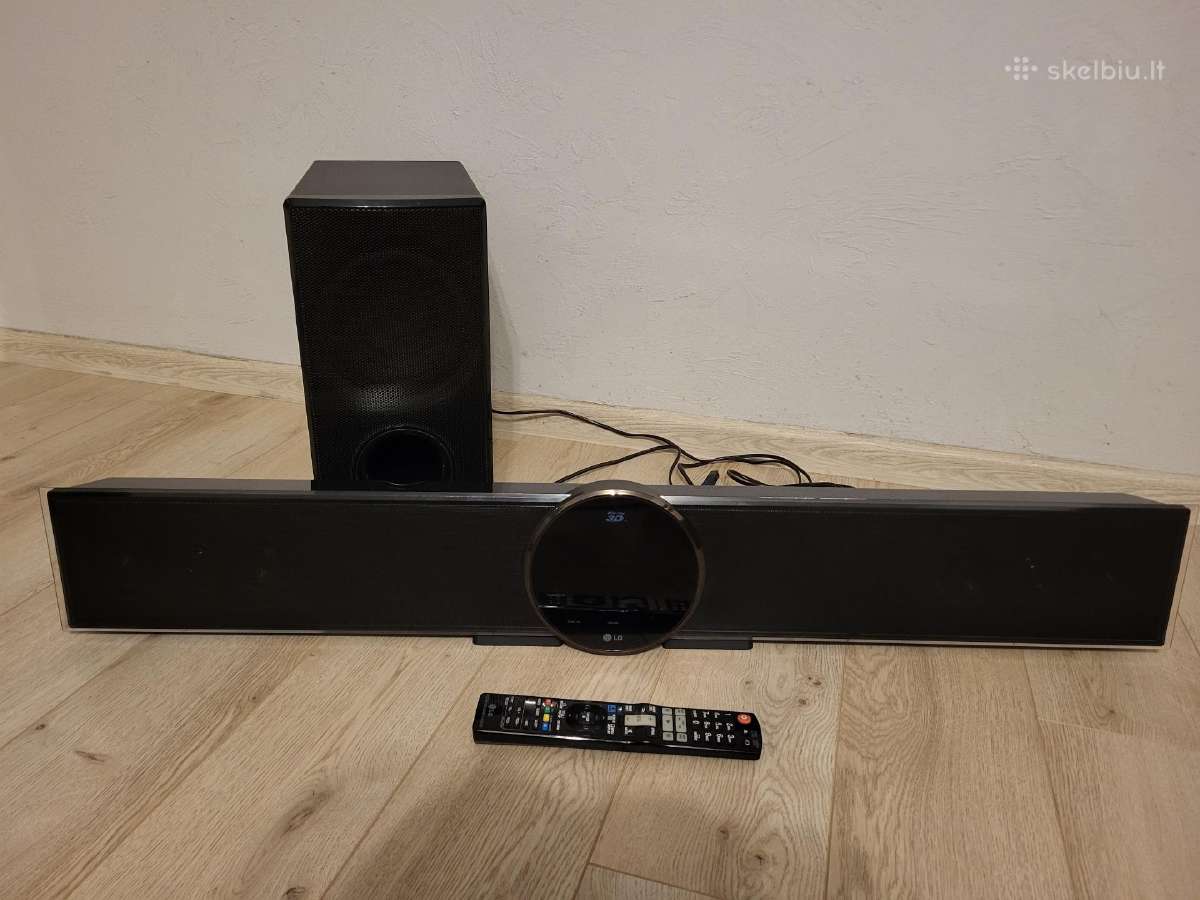 LG namų kinas (soundbar+žemų dažnių kolonėlė+pult) - nuotraukos Nr. 3