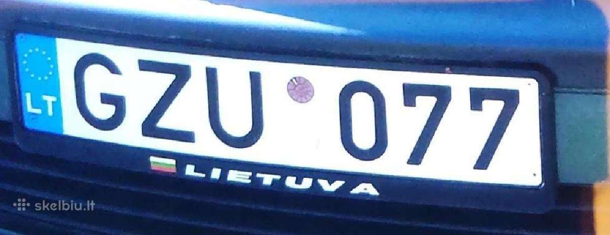 Valstybiniai numeriai automobiliui