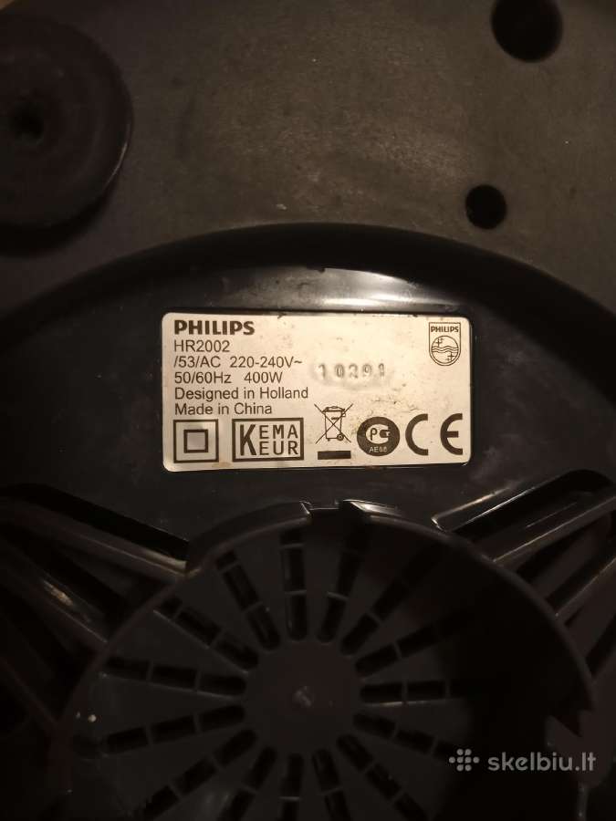 Plakiklis Philips Hr2002 - nuotraukos Nr. 3