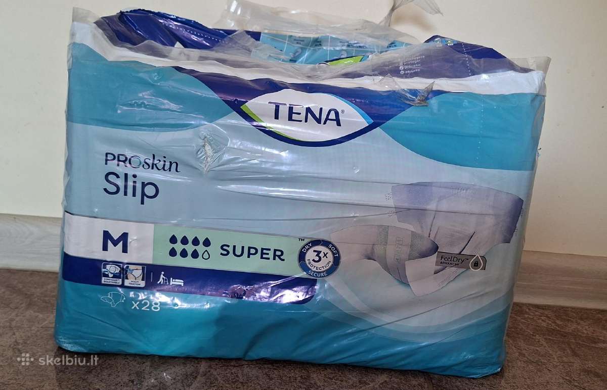 Suaugusiųjų sauskelnės Tena Proskin Slip M