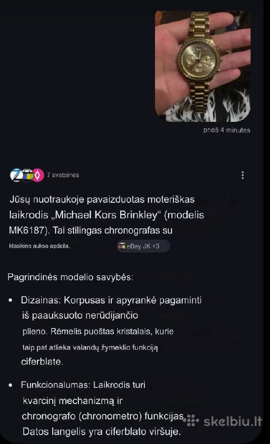 Michael kors laikrodziai