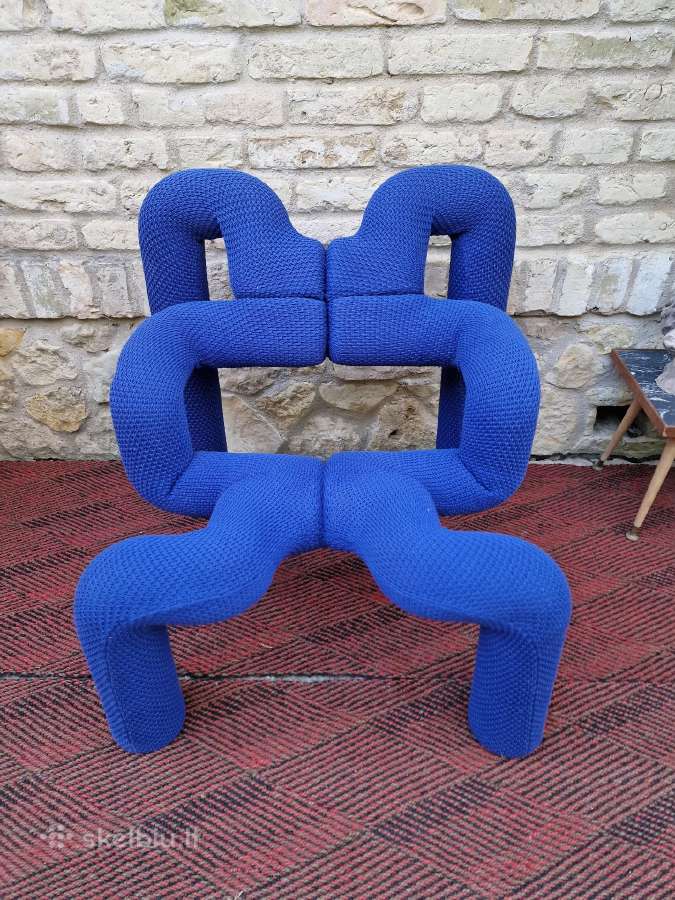 Vintažinė mid century postmodern kėdė "Ekstrem" - nuotraukos Nr. 2