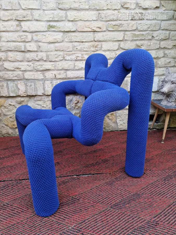 Vintažinė mid century postmodern kėdė "Ekstrem" - nuotraukos Nr. 4