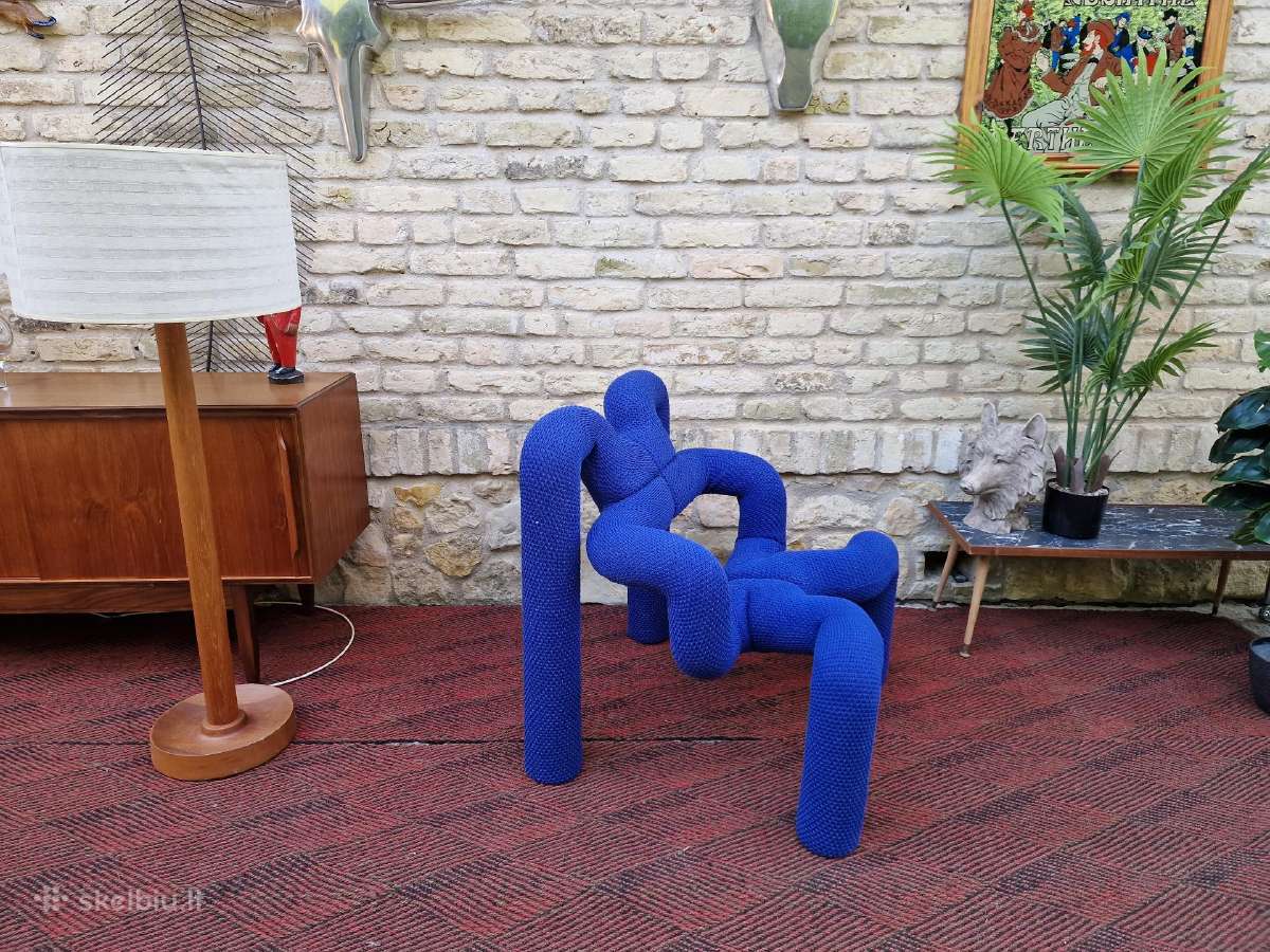 Vintažinė mid century postmodern kėdė "Ekstrem" - nuotraukos Nr. 8