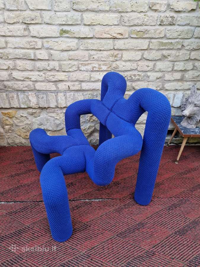 Vintažinė mid century postmodern kėdė "Ekstrem" - nuotraukos Nr. 10