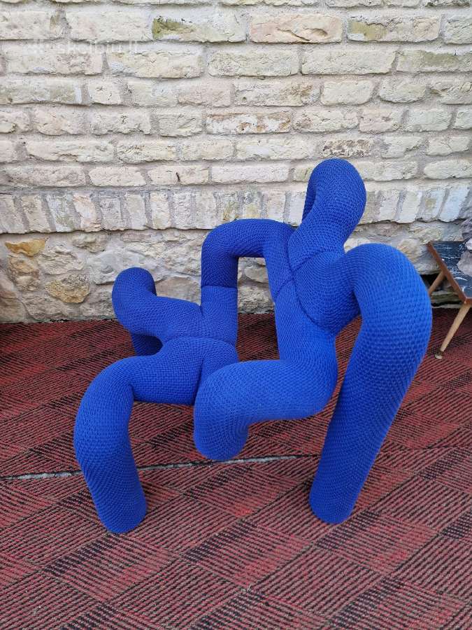 Vintažinė mid century postmodern kėdė "Ekstrem" - nuotraukos Nr. 12