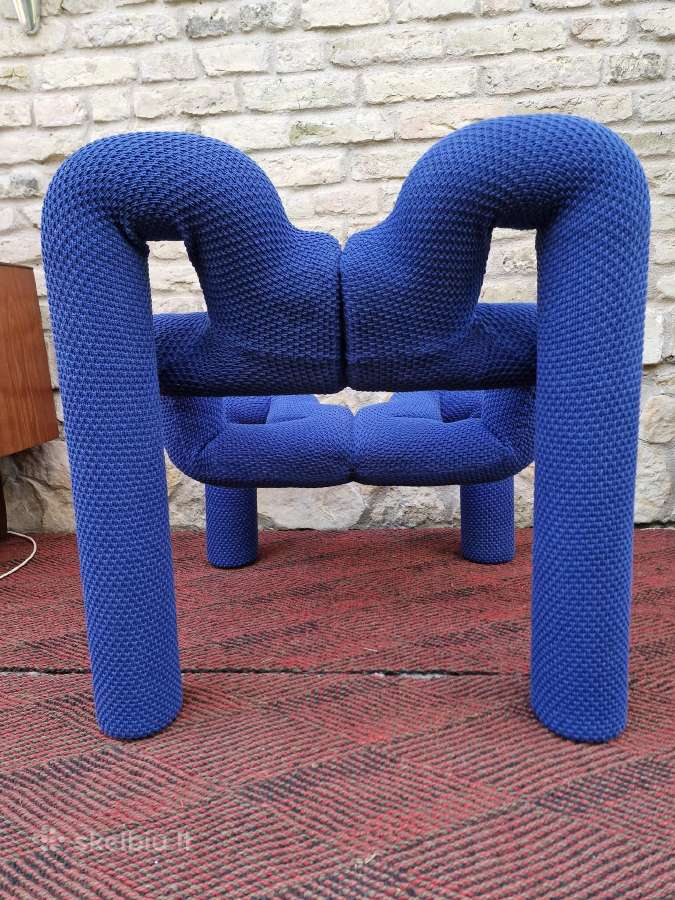 Vintažinė mid century postmodern kėdė "Ekstrem" - nuotraukos Nr. 14