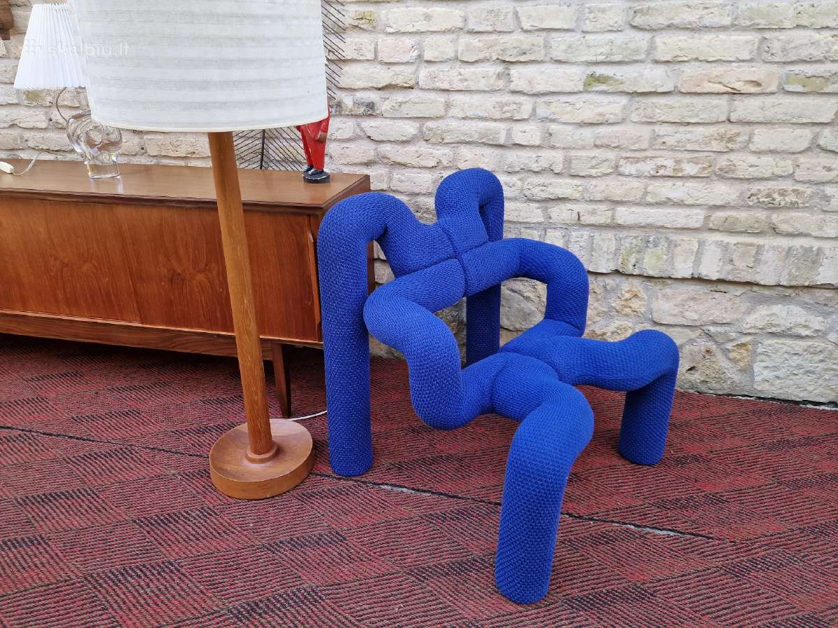 Vintažinė mid century postmodern kėdė "Ekstrem" - nuotraukos Nr. 15