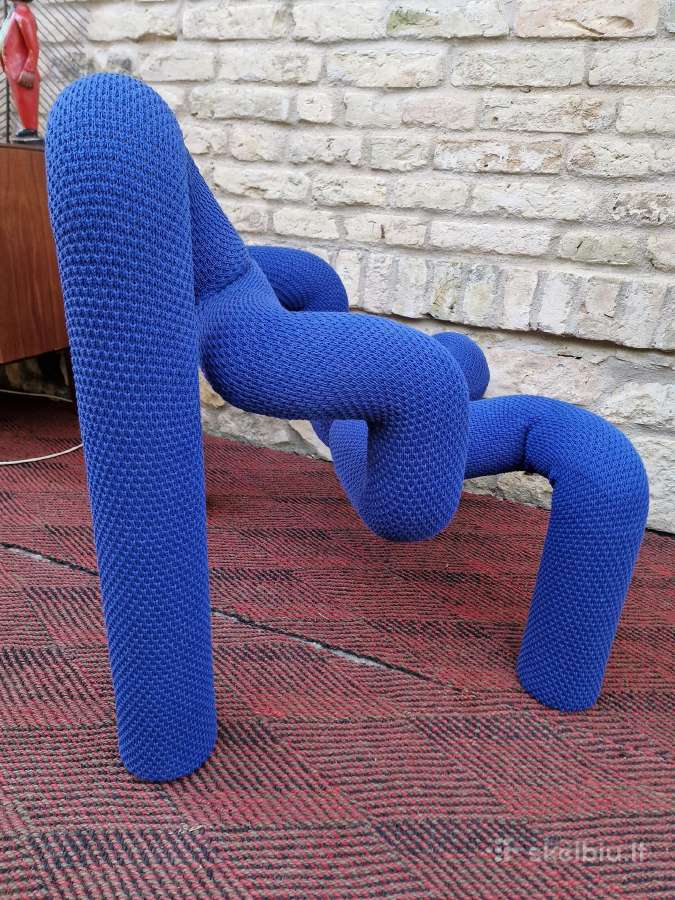 Vintažinė mid century postmodern kėdė "Ekstrem" - nuotraukos Nr. 16