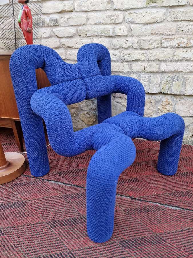 Vintažinė mid century postmodern kėdė "Ekstrem" - nuotraukos Nr. 17