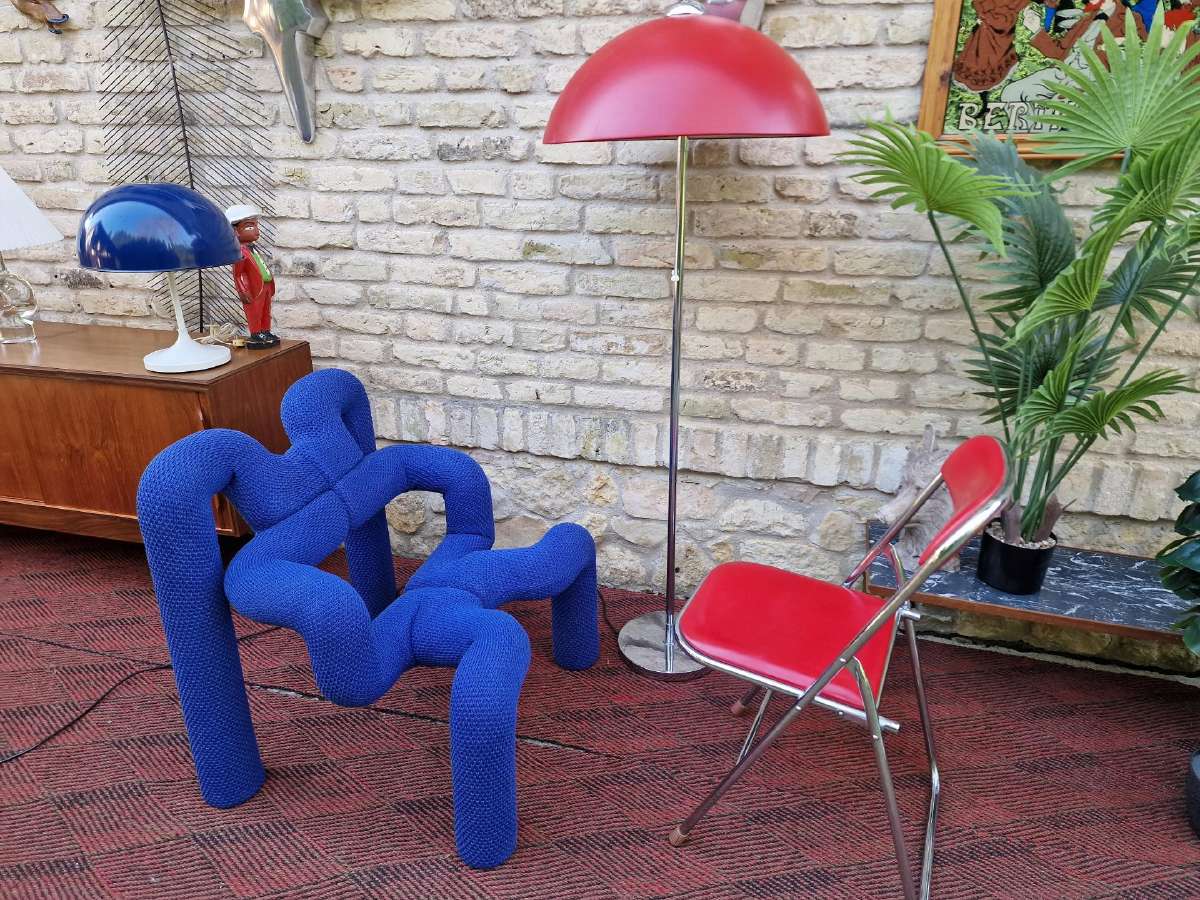 Vintažinė mid century postmodern kėdė "Ekstrem" - nuotraukos Nr. 30