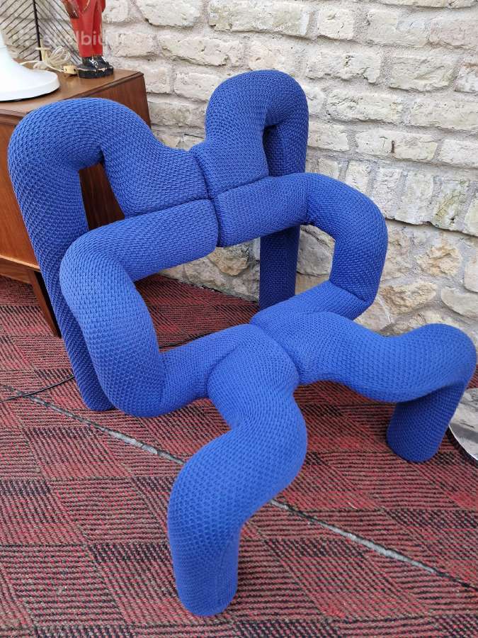 Vintažinė mid century postmodern kėdė "Ekstrem" - nuotraukos Nr. 33
