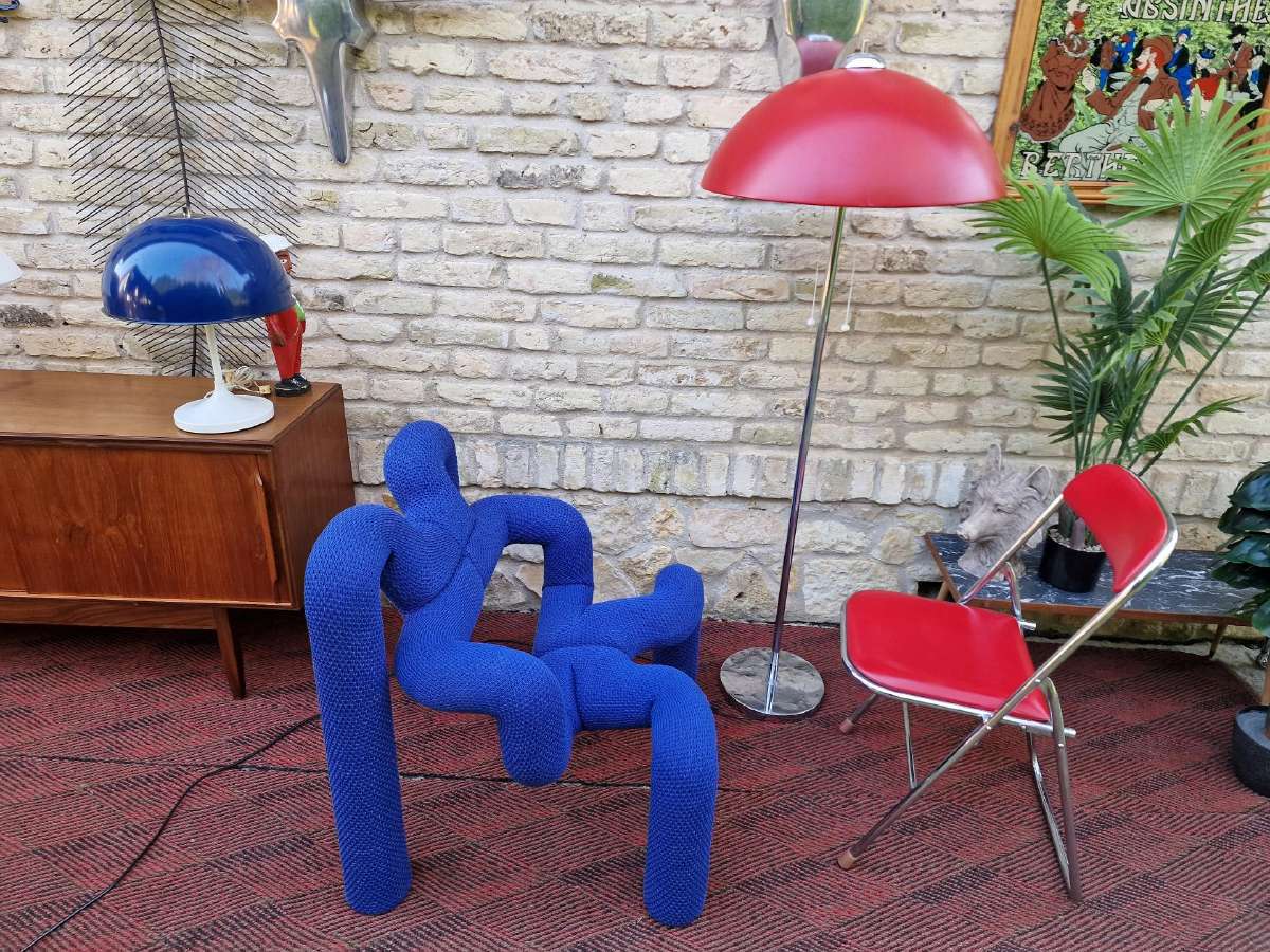 Vintažinė mid century postmodern kėdė "Ekstrem" - nuotraukos Nr. 34