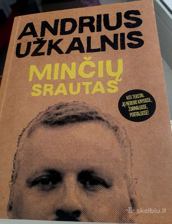 "Minčių srautas" Andrius Užkalnis knyga