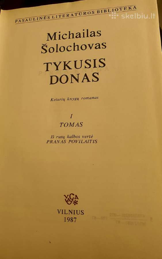 Michailas Šolochovas – „Tykusis Donas“ (I tomas) - nuotraukos Nr. 2