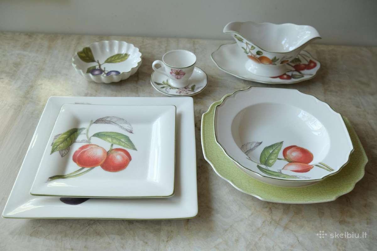Villeroy & Boch pietų servizas 6 asmenims, 35 vnt. - nuotraukos Nr. 14