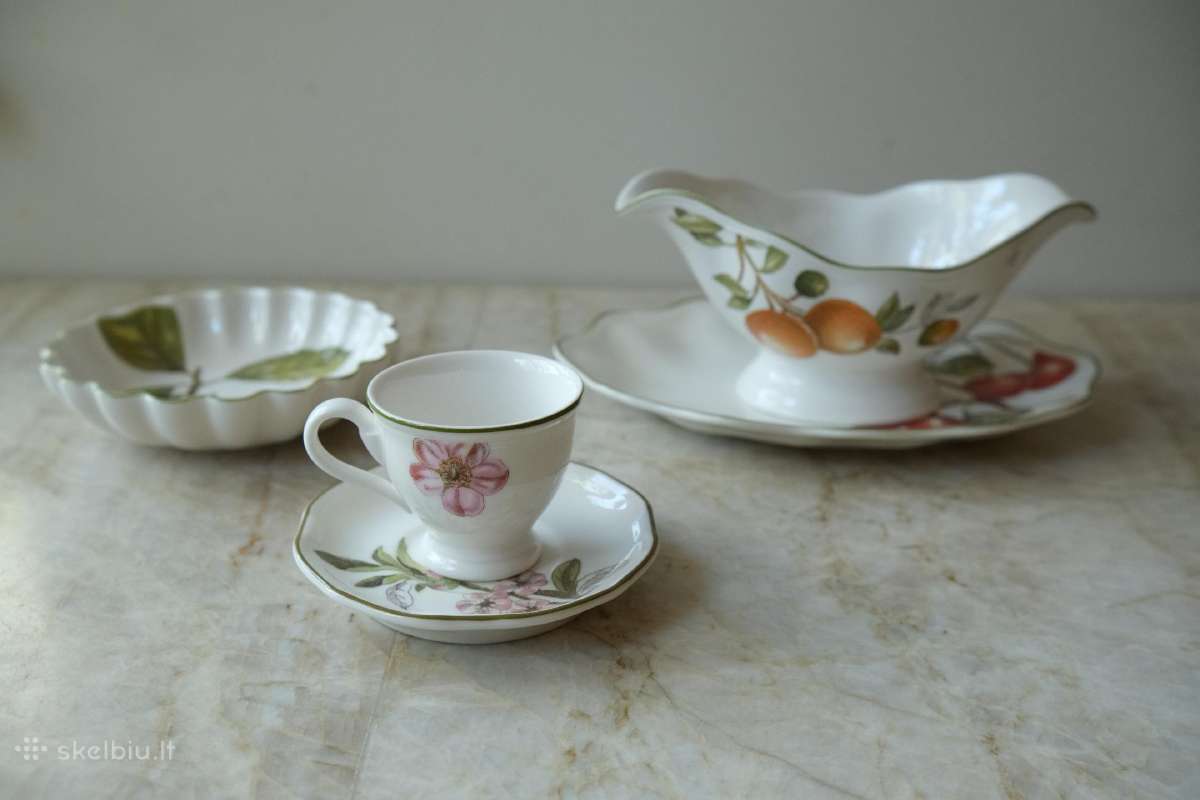 Villeroy & Boch pietų servizas 6 asmenims, 35 vnt. - nuotraukos Nr. 17