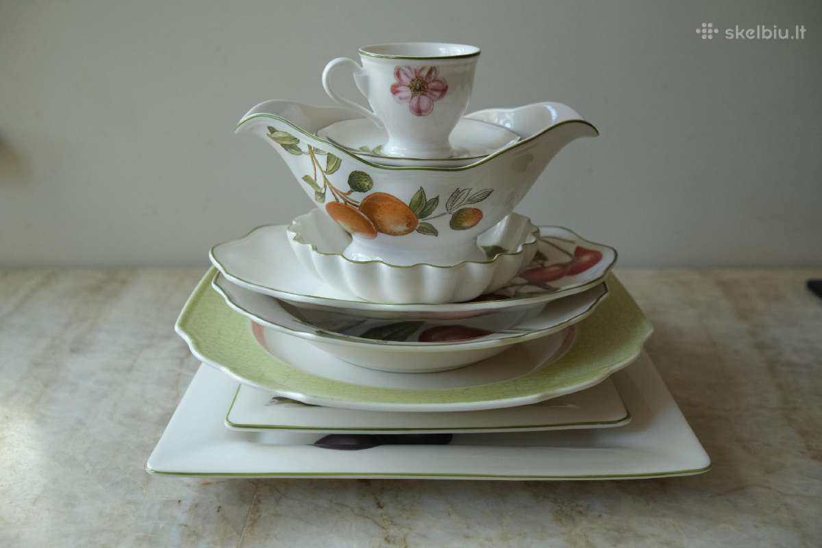 Villeroy & Boch pietų servizas 6 asmenims, 35 vnt. - nuotraukos Nr. 19