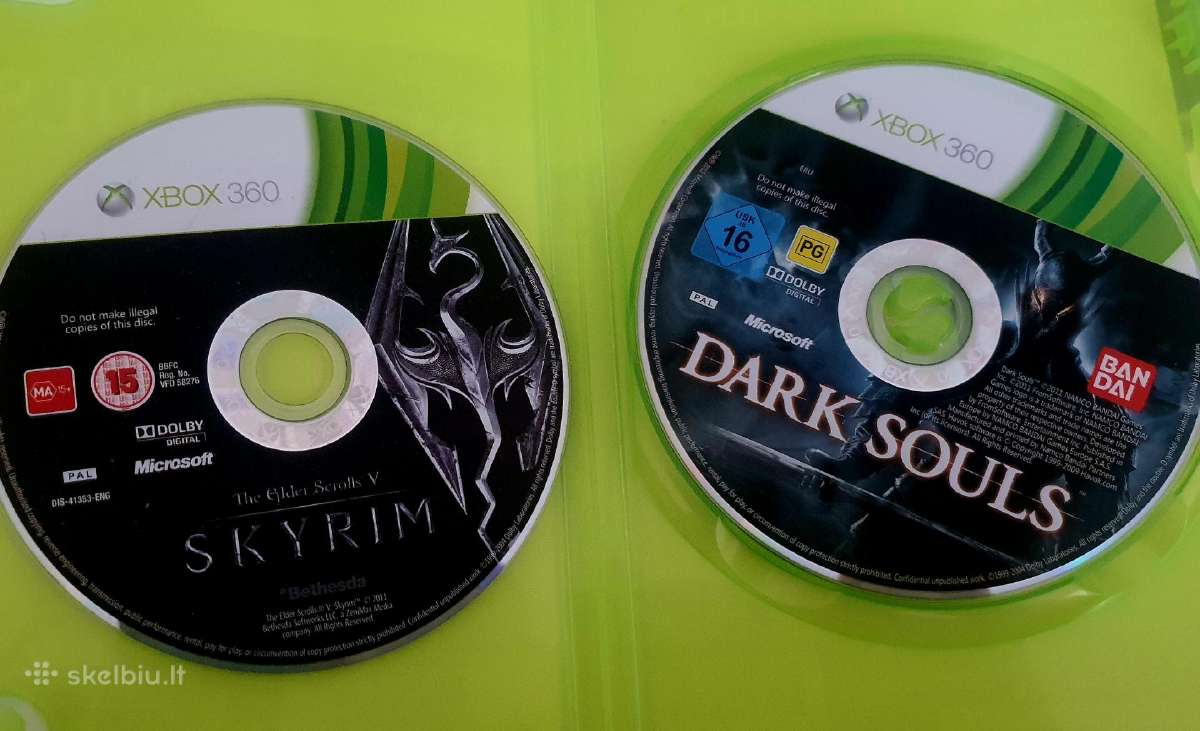 Dark Souls + Skyrim Xbox 360 - nuotraukos Nr. 2