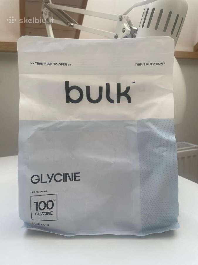 Glicinas (Glycine) 100% gryni milteliai, 500 g