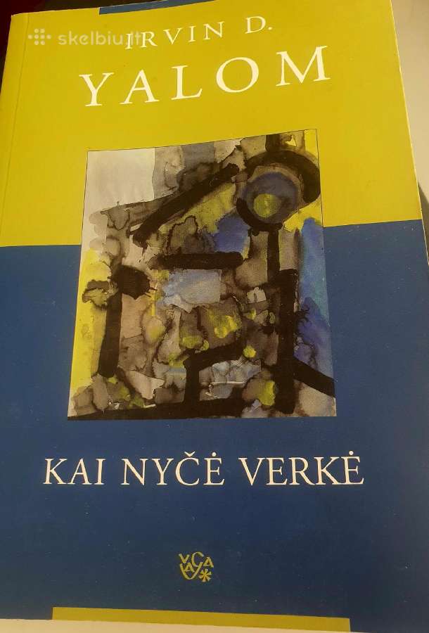 Kai Nyčė verkė (knyga) Irvin D. Yalom