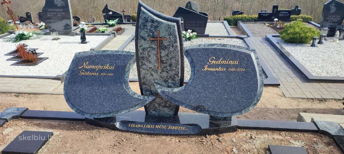 Paminklai, granito plokštės,akmens apdailos darbai - nuotraukos Nr. 13