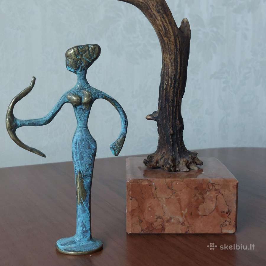 Žalvarinė statulėlė Artemidė - Medžioklės deivė - nuotraukos Nr. 30