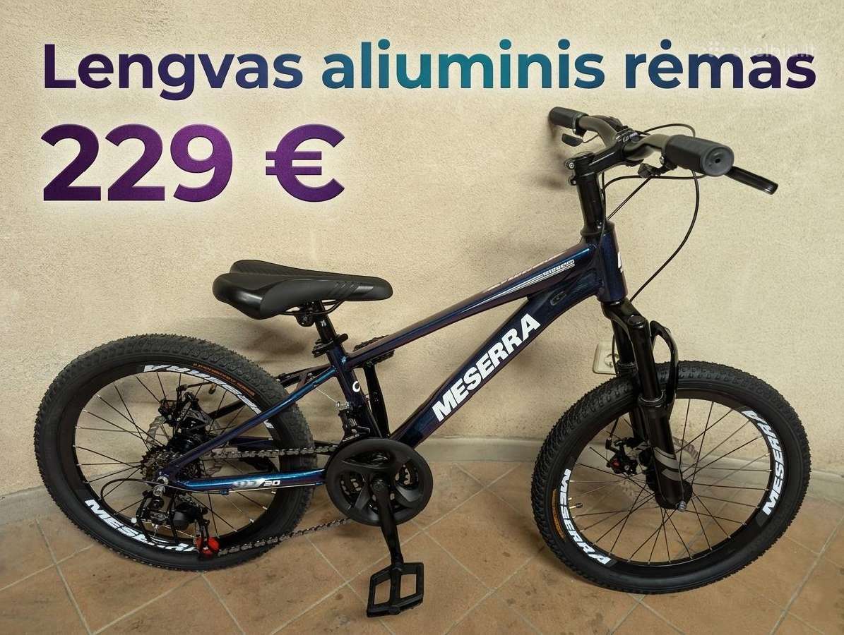 Meserra vaikiškas dviratis 20" akcija - nuotraukos Nr. 16