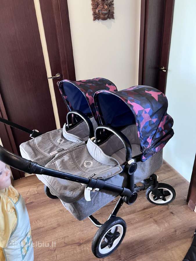 Bugaboo donkey vežimėlis dvynukams - nuotraukos Nr. 7