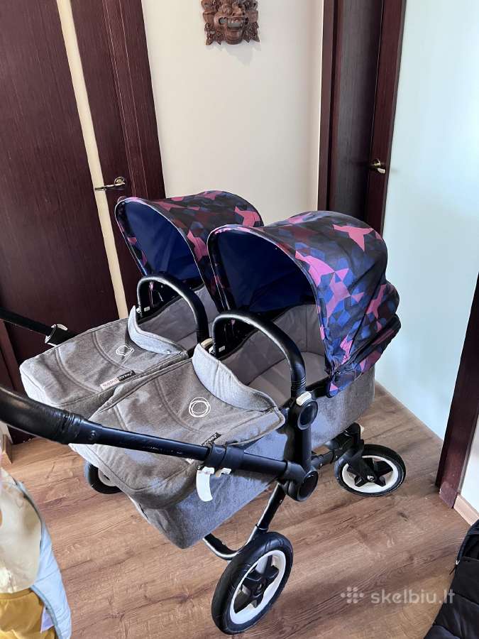 Bugaboo donkey vežimėlis dvynukams - nuotraukos Nr. 8
