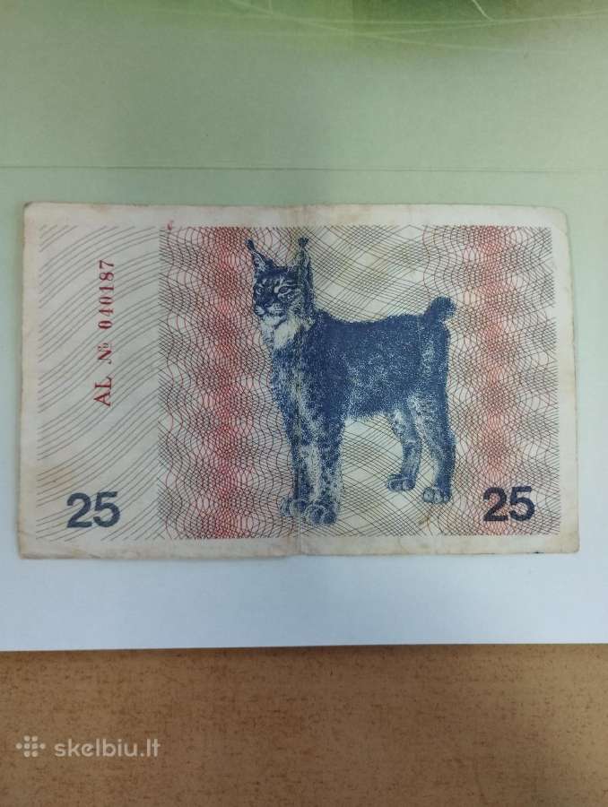 25 Talonai 1991m be užrašo