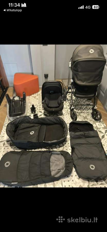 Pilnas Bugaboo Fox 3 komplekto vežimas