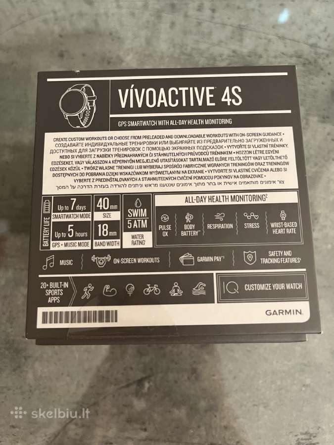 Garmin vvoactive 4S laikrodis - nuotraukos Nr. 7