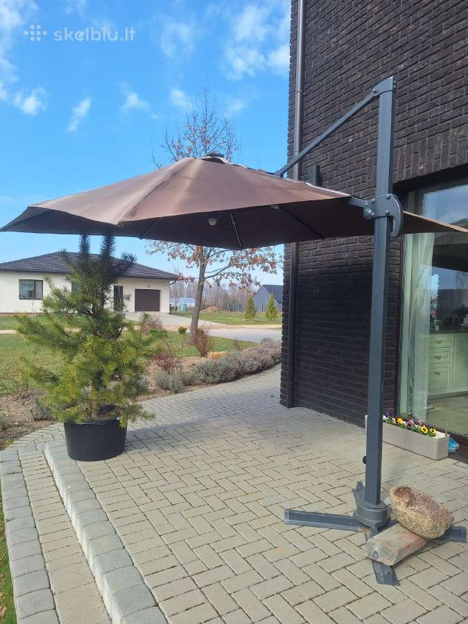 Sodo skėtis nuo saulės, 300 cm,